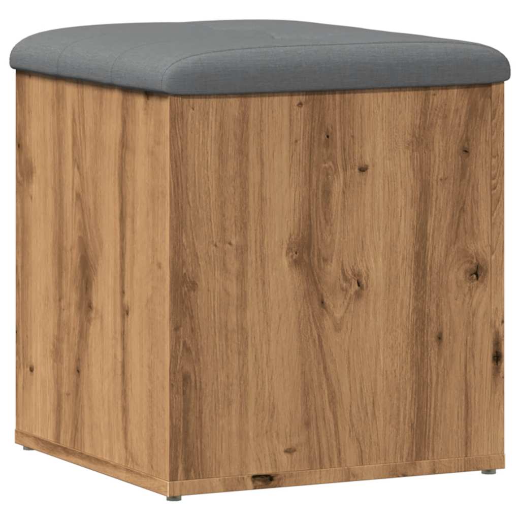 Banc de rangement chêne artisanal 42x42x45 cm bois d'ingénierie Bancs coffres vidaXL