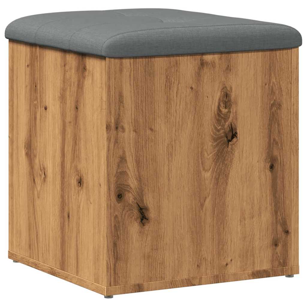 Banc de rangement chêne artisanal 42x42x45 cm bois d'ingénierie Bancs coffres vidaXL