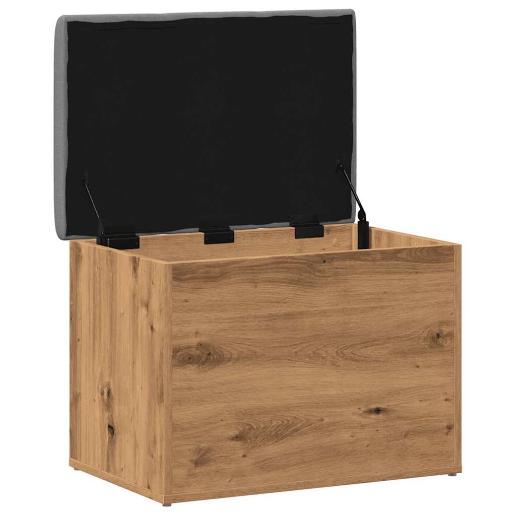 Banc de rangement chêne artisanal 62x42x45 cm bois d'ingénierie Bancs coffres vidaXL