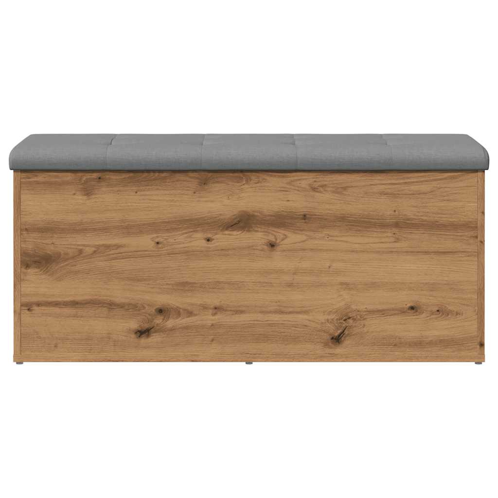 Banc de rangement chêne artisanal 102x42x45cm bois d'ingénierie Bancs coffres vidaXL