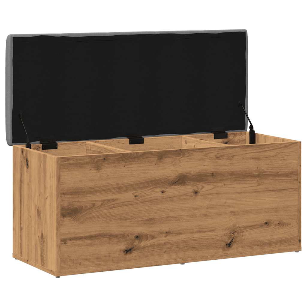 Banc de rangement chêne artisanal 102x42x45cm bois d'ingénierie Bancs coffres vidaXL