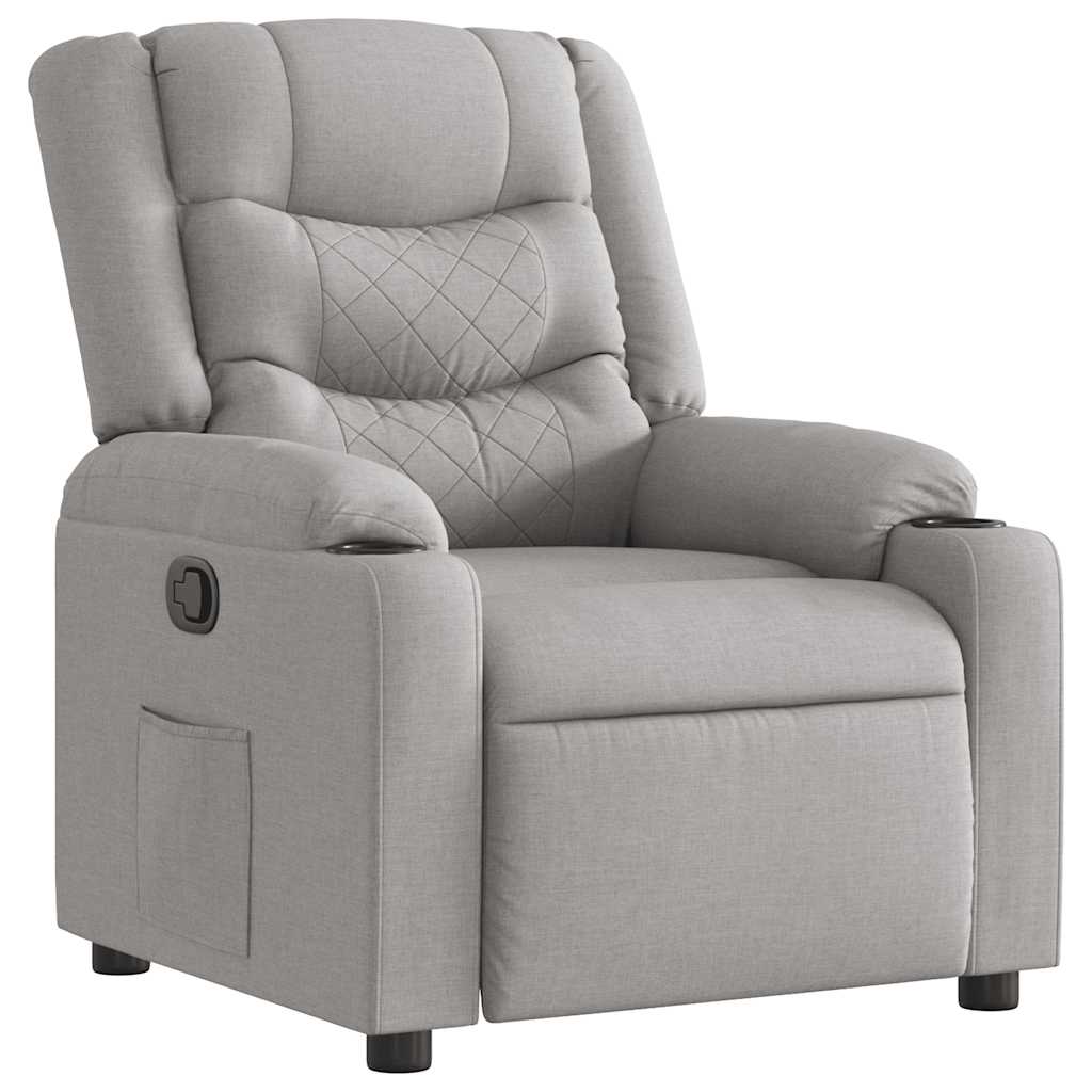 Fauteuil inclinable gris nuage tissu Fauteuils vidaXL   