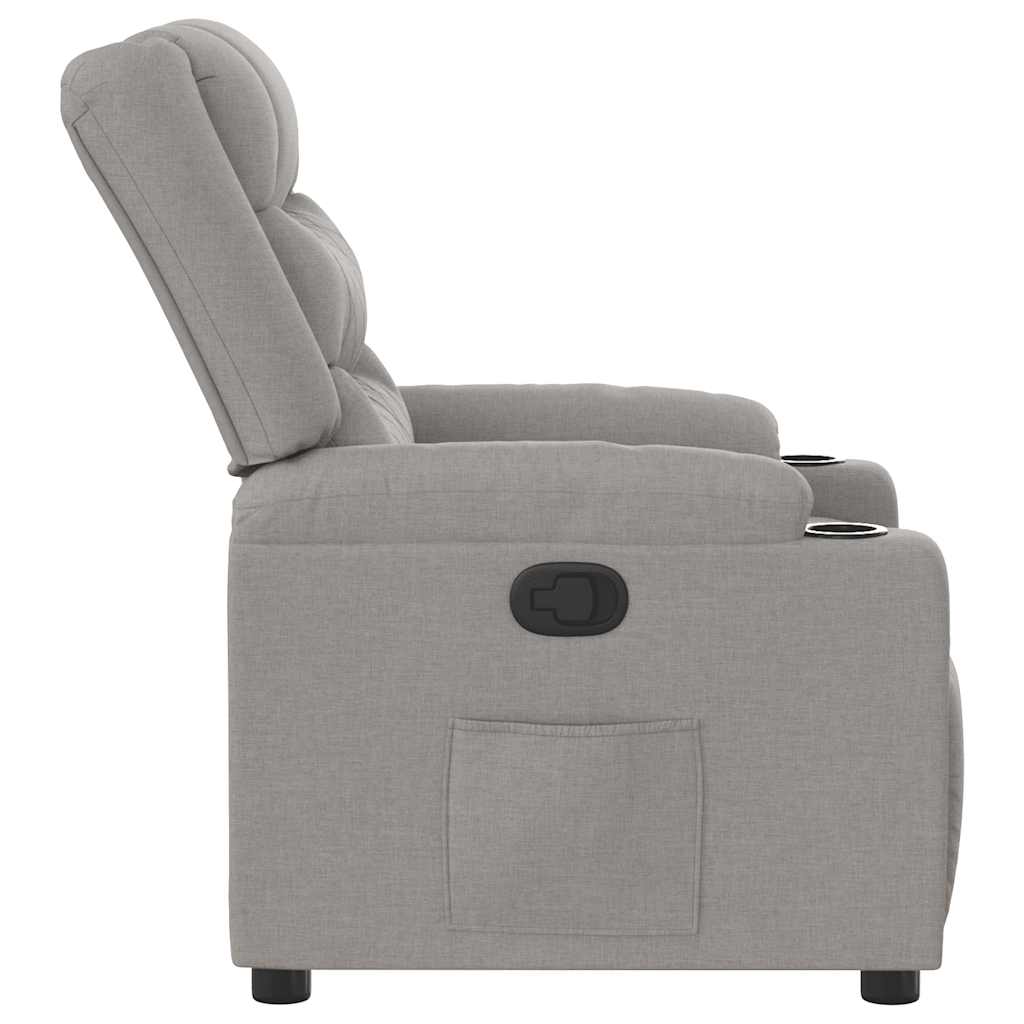 Fauteuil inclinable gris nuage tissu Fauteuils vidaXL   