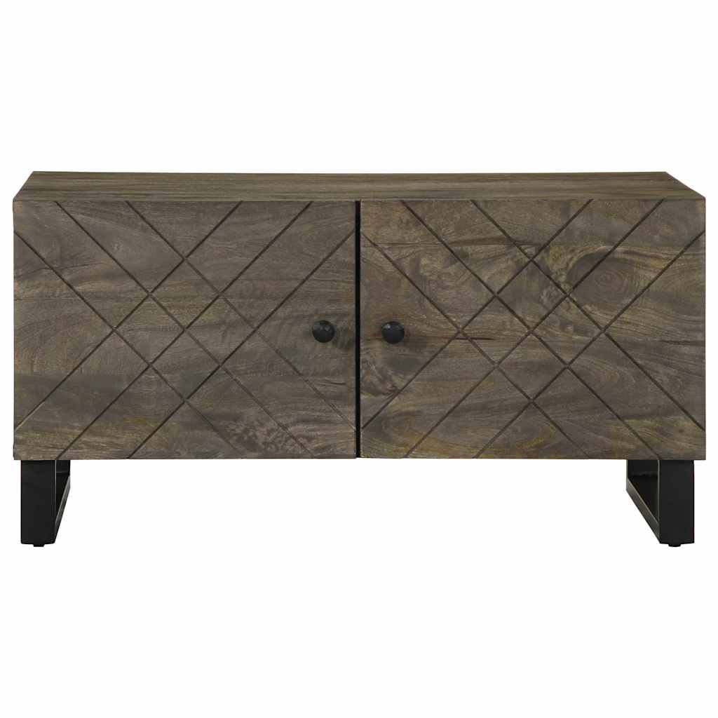 Table basse noir 80x50x40 cm bois massif de manguier Tables basses vidaXL   