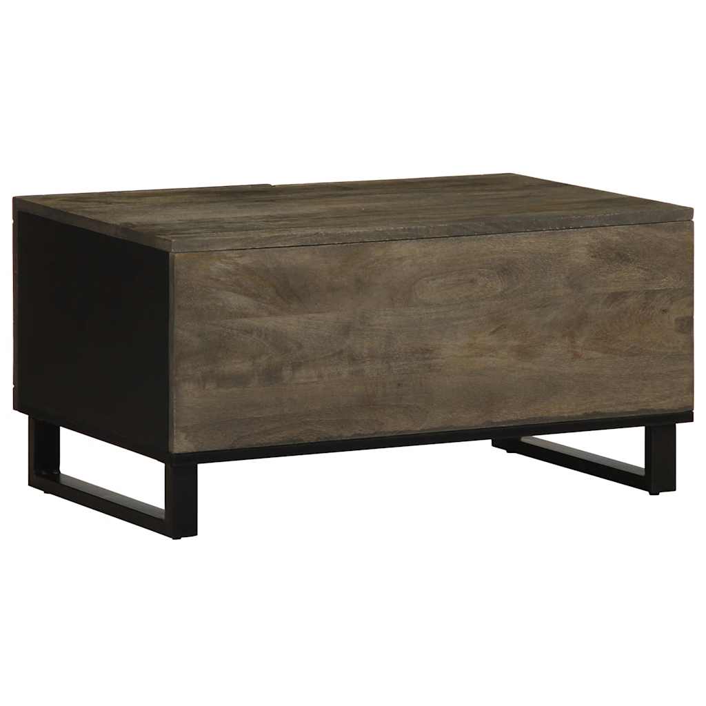 Table basse noir 80x50x40 cm bois massif de manguier Tables basses vidaXL   