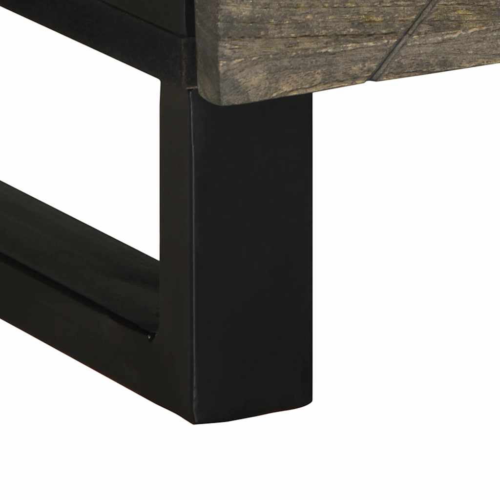 Table basse noir 80x50x40 cm bois massif de manguier Tables basses vidaXL   