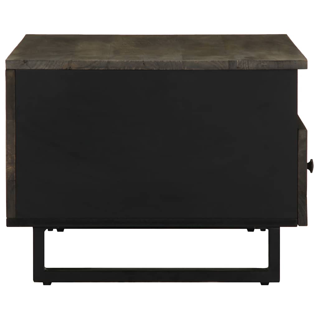 Table basse noir 80x54x40 cm bois massif de manguier Tables basses vidaXL   