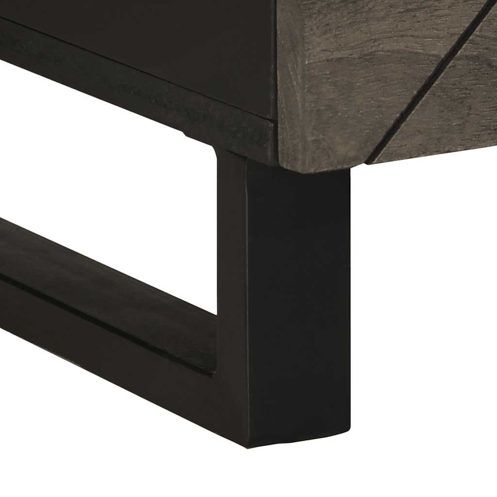 Table basse noir 80x54x40 cm bois massif de manguier Tables basses vidaXL   