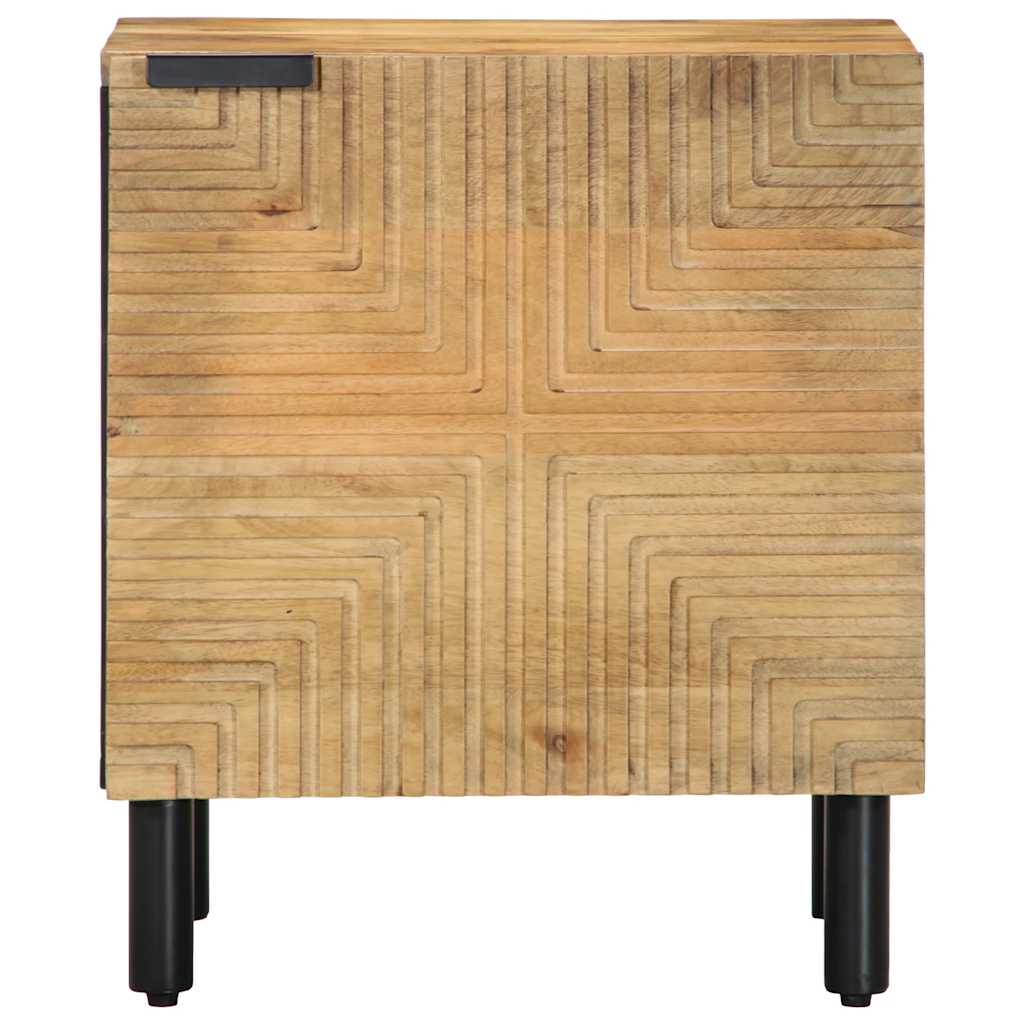 Table de chevet marron 40x33x46 cm bois de manguier solide Tables de chevet vidaXL