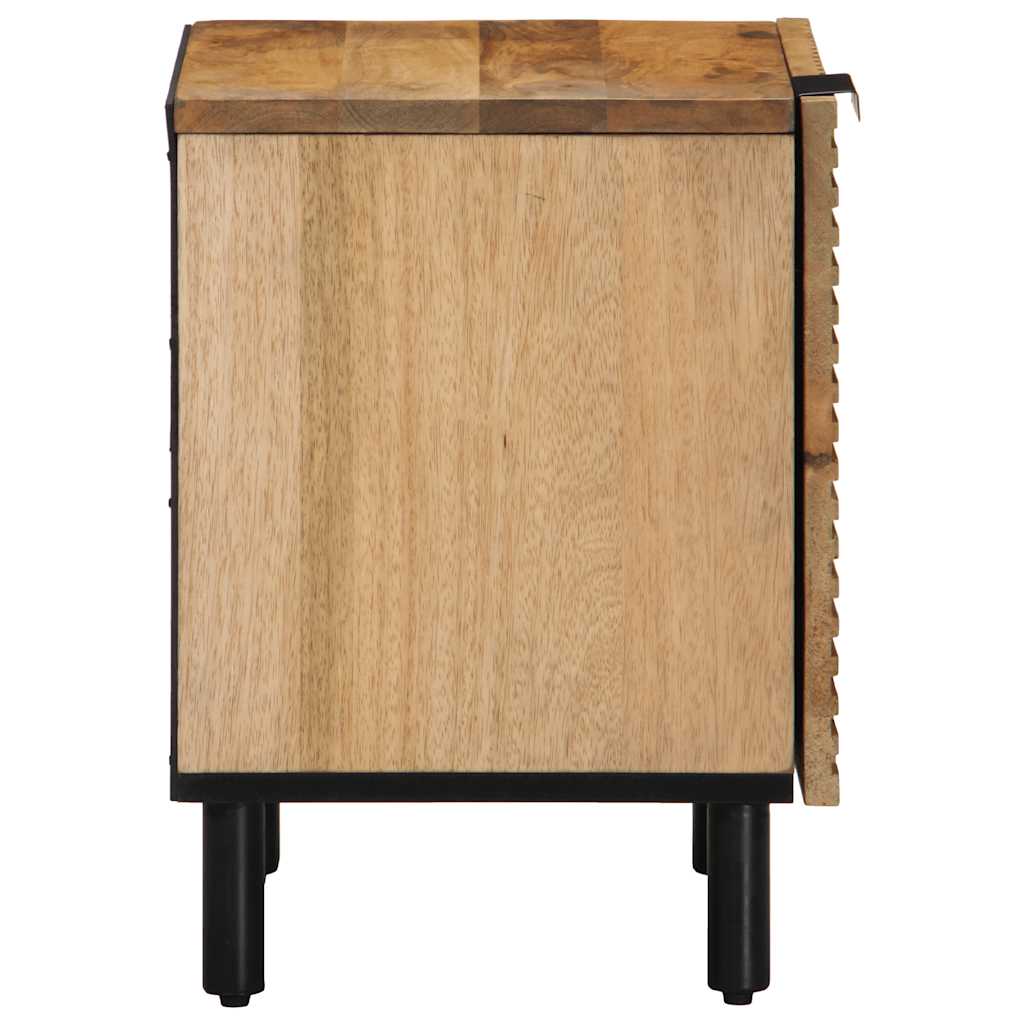 Table de chevet marron 40x33x46 cm bois de manguier solide Tables de chevet vidaXL