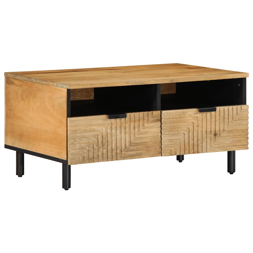 Table basse marron 80x54x40 cm bois massif de manguier Tables basses vidaXL