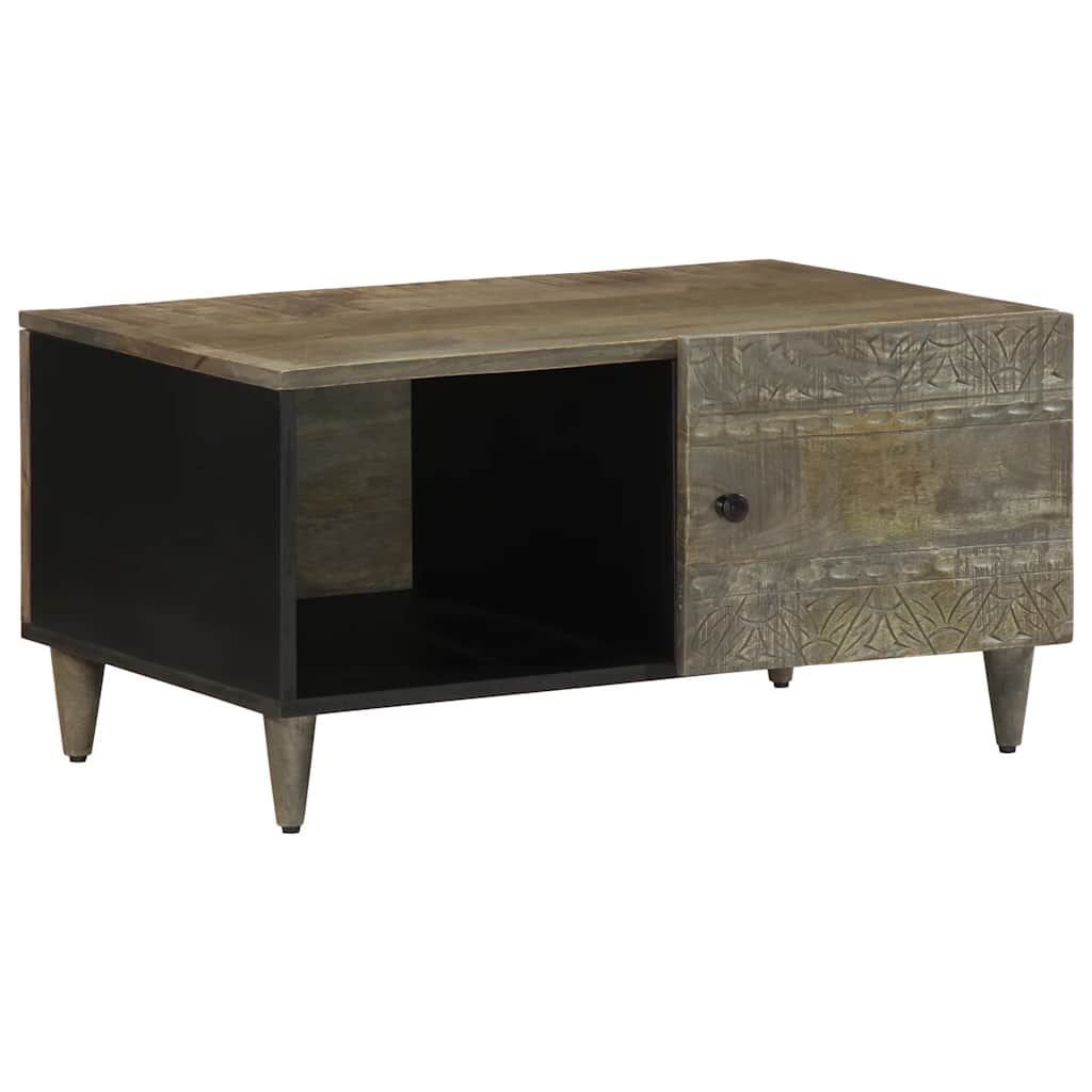 Table basse gris clair 80x50x40 cm bois de manguier massif Tables basses vidaXL