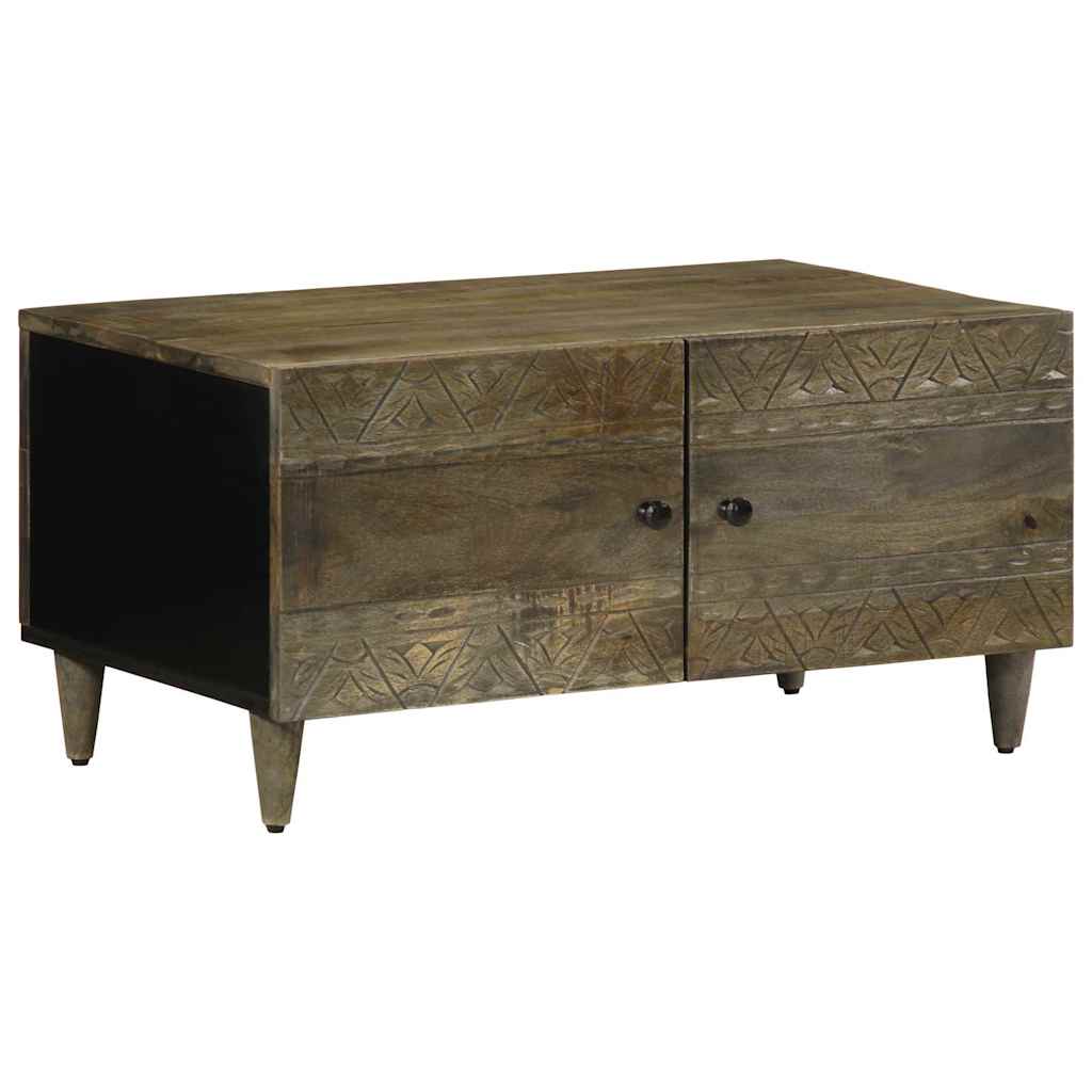 Table basse gris clair 80x50x40 cm bois de manguier massif Tables basses vidaXL