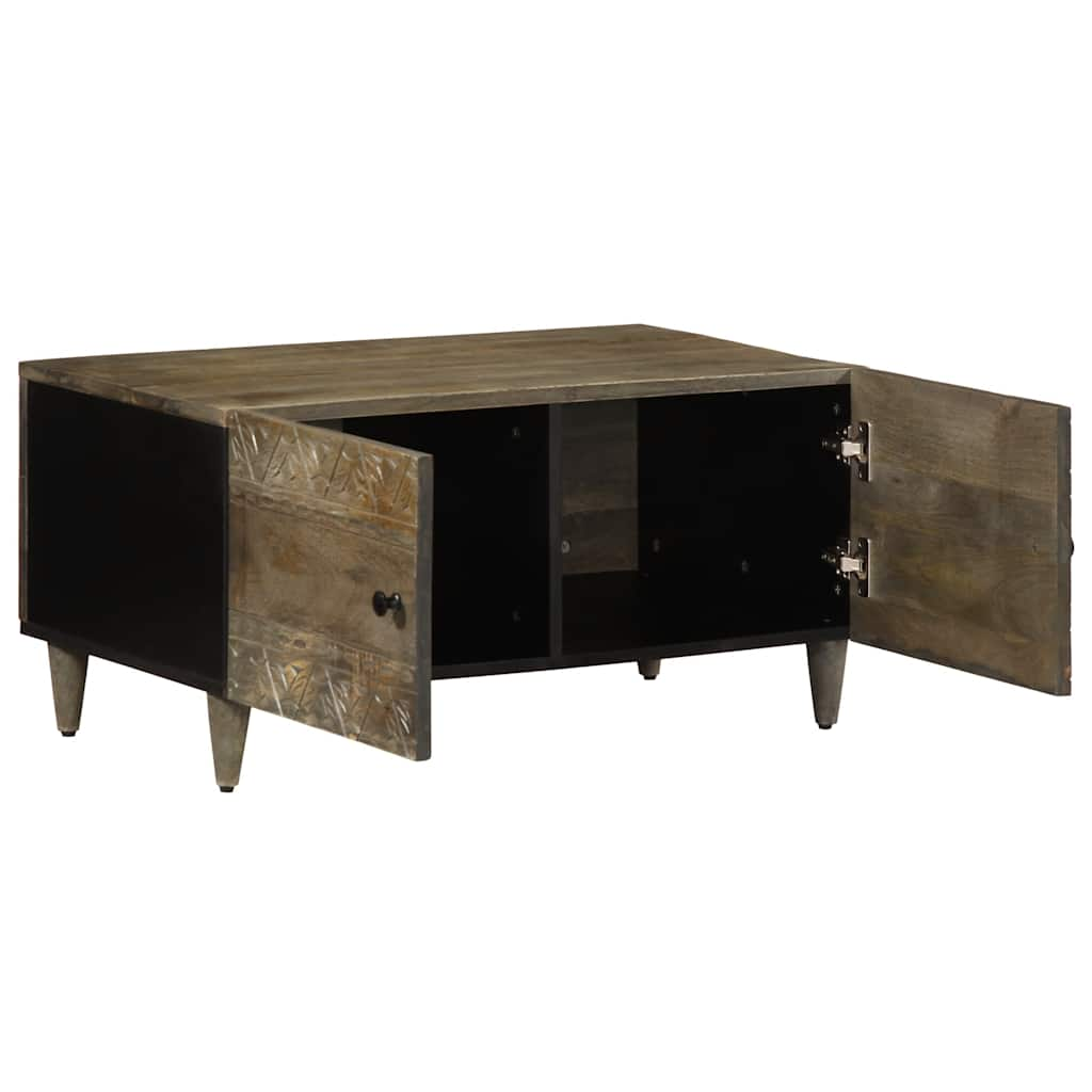 Table basse gris clair 80x50x40 cm bois de manguier massif Tables basses vidaXL