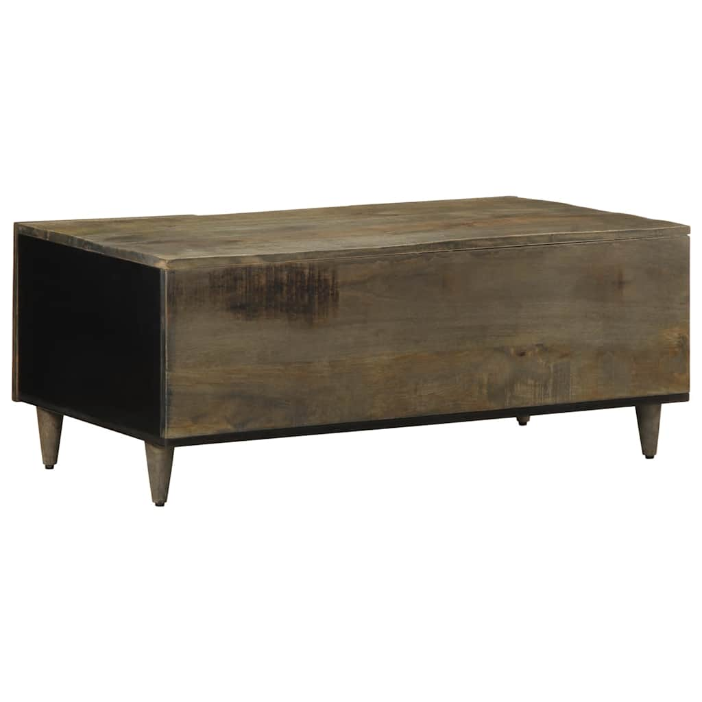 Table basse gris clair 100x54x40 cm bois massif de manguier Tables basses vidaXL