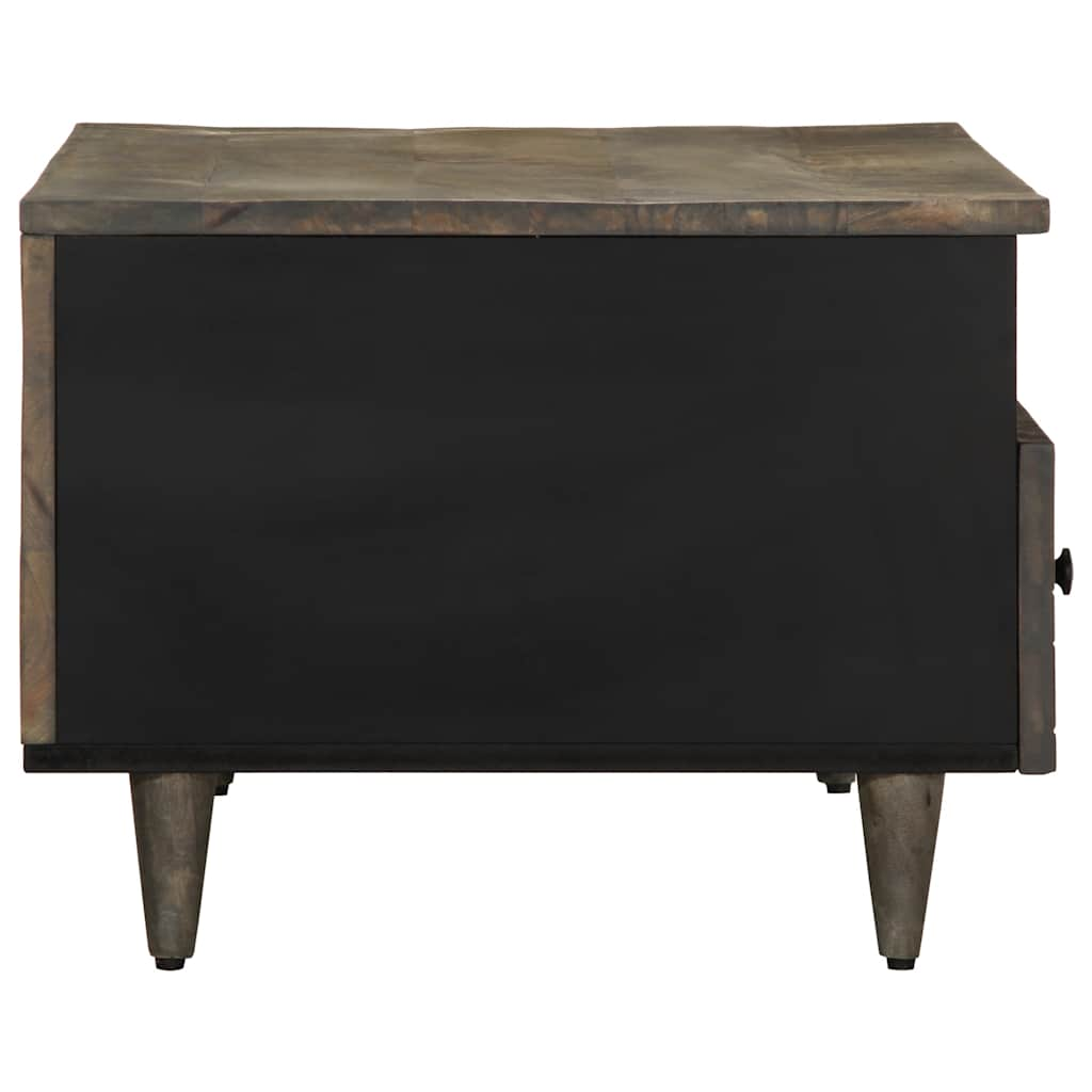 Table basse gris clair 80x54x40 cm bois massif de manguier Tables basses vidaXL