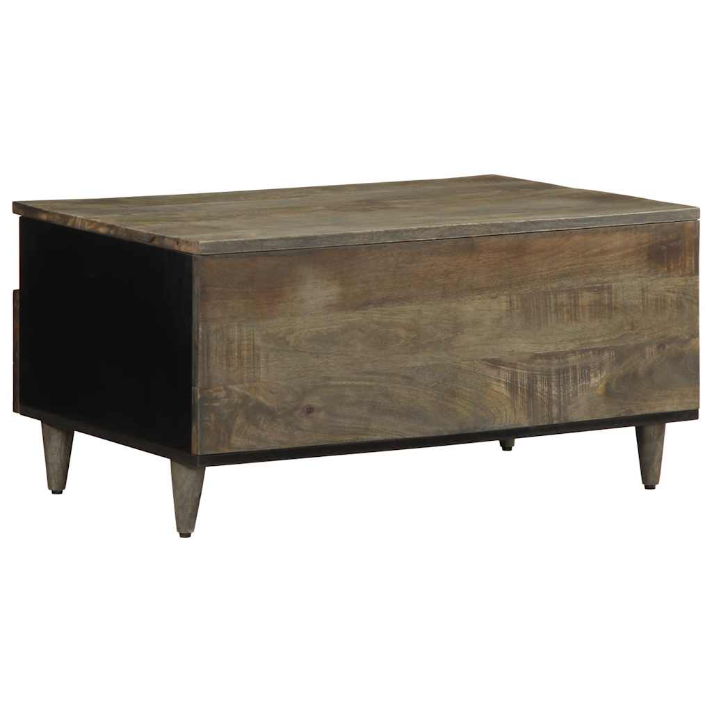 Table basse gris clair 80x54x40 cm bois massif de manguier Tables basses vidaXL