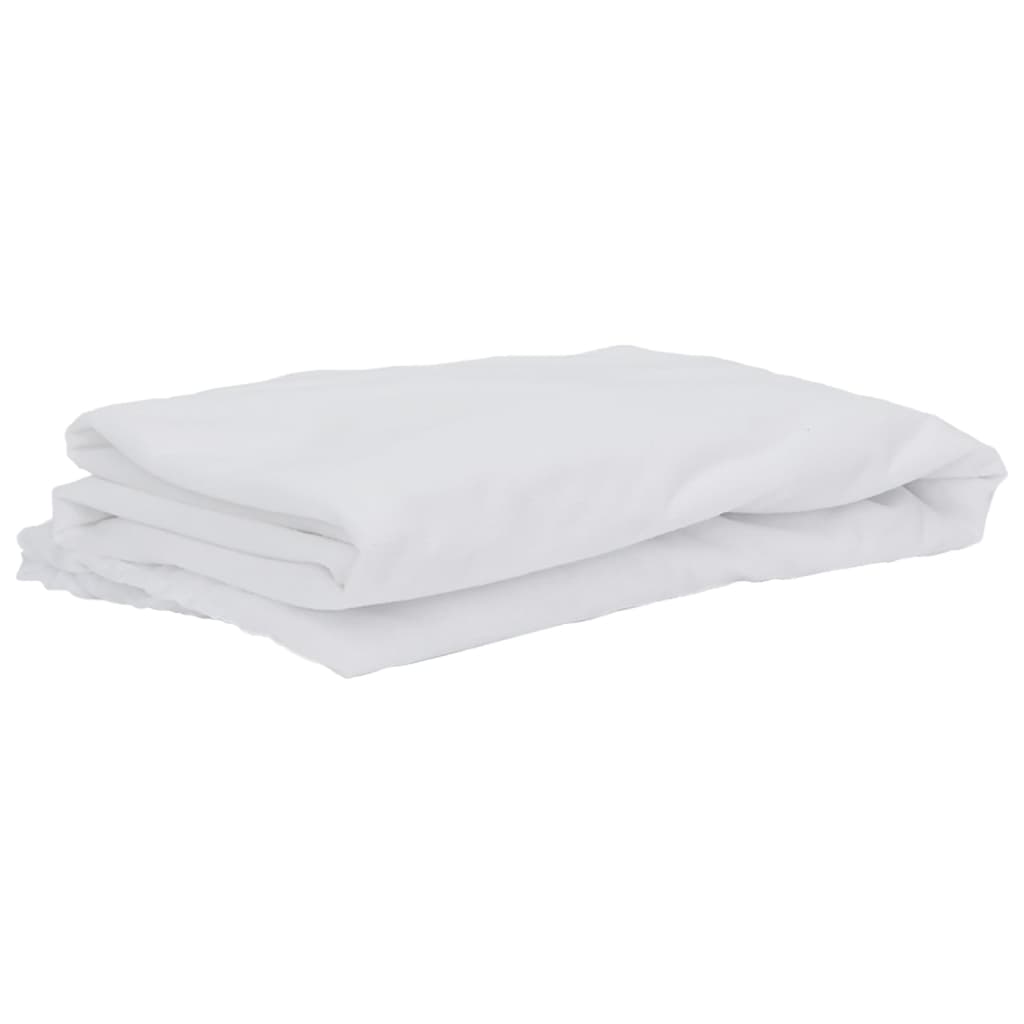 Protège-matelas blanc 90x190 cm imperméable Matelas vidaXL   