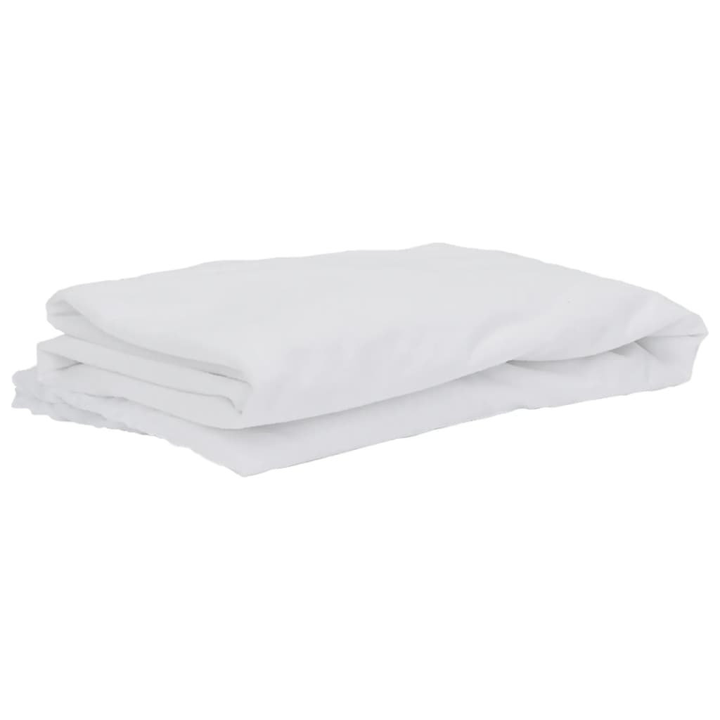 Protège-matelas blanc 90x200 cm imperméable Matelas vidaXL   