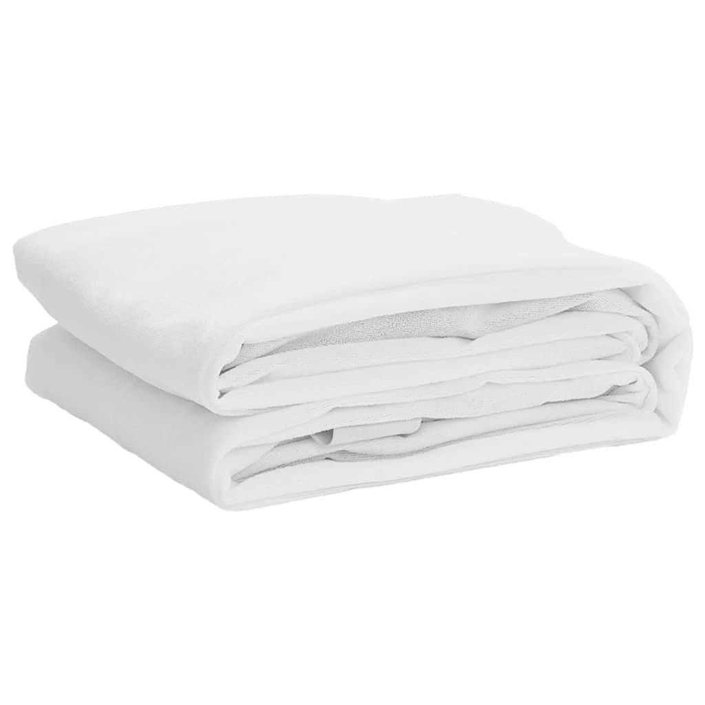 Protège-matelas blanc 90x190 cm imperméable Matelas vidaXL   