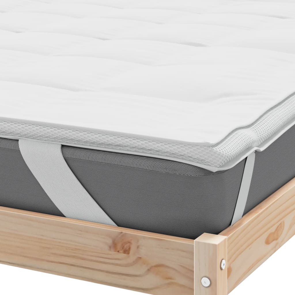 Protège-matelas blanc 90x200 cm Matelas vidaXL   