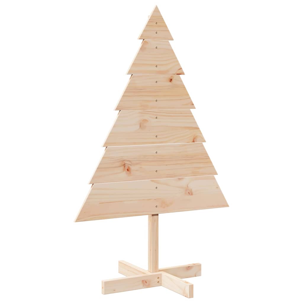 Arbre de Noël en bois pour décoration 110 cm bois massif - Xios Store SNC