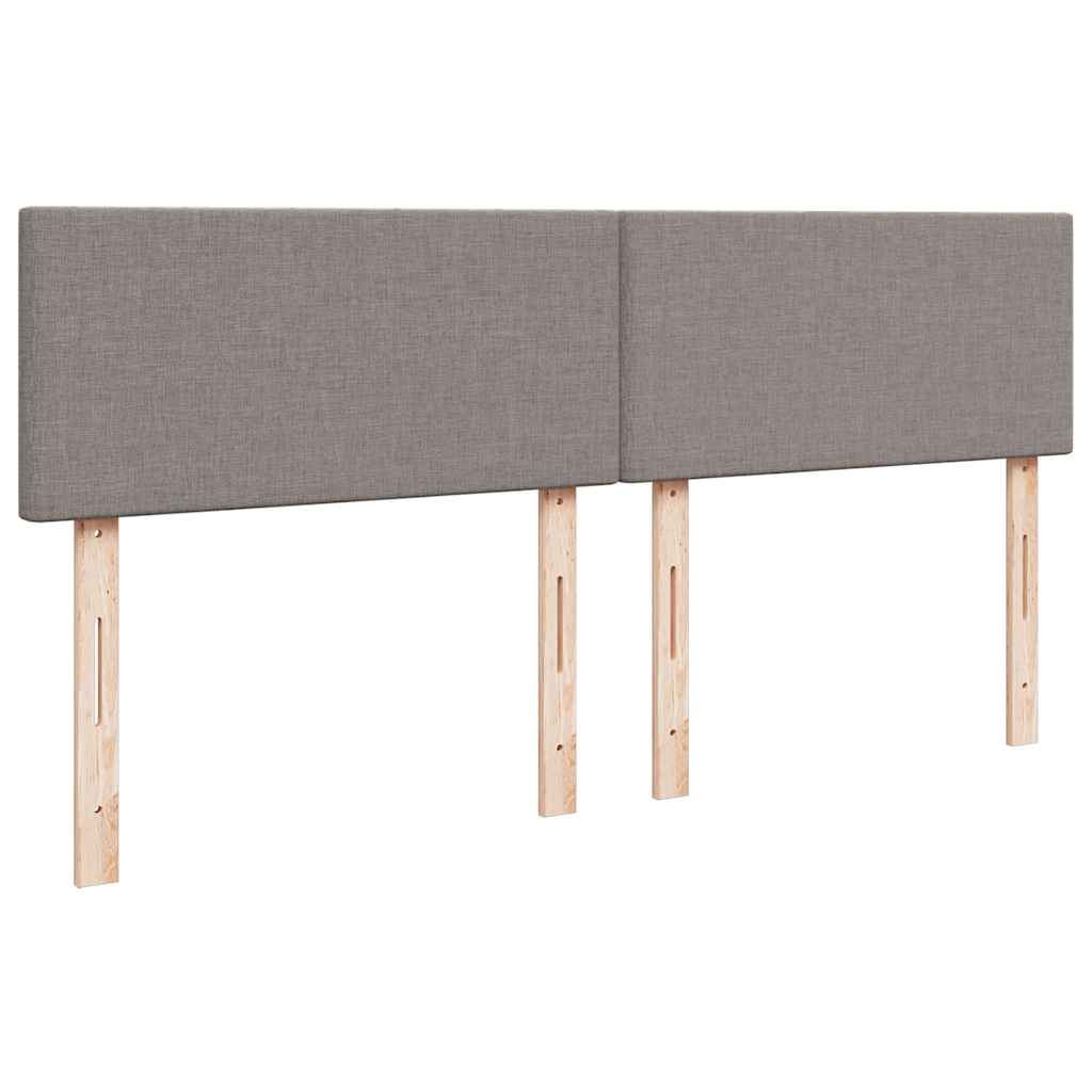 Cadre de lit ottoman avec matelas taupe 180x200 cm tissu Lits & cadres de lit vidaXL