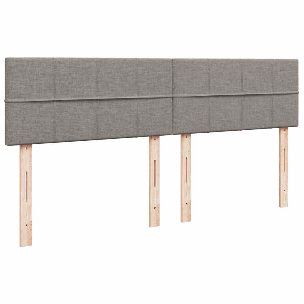 Cadre de lit ottoman avec matelas taupe 180x200 cm tissu Lits & cadres de lit vidaXL