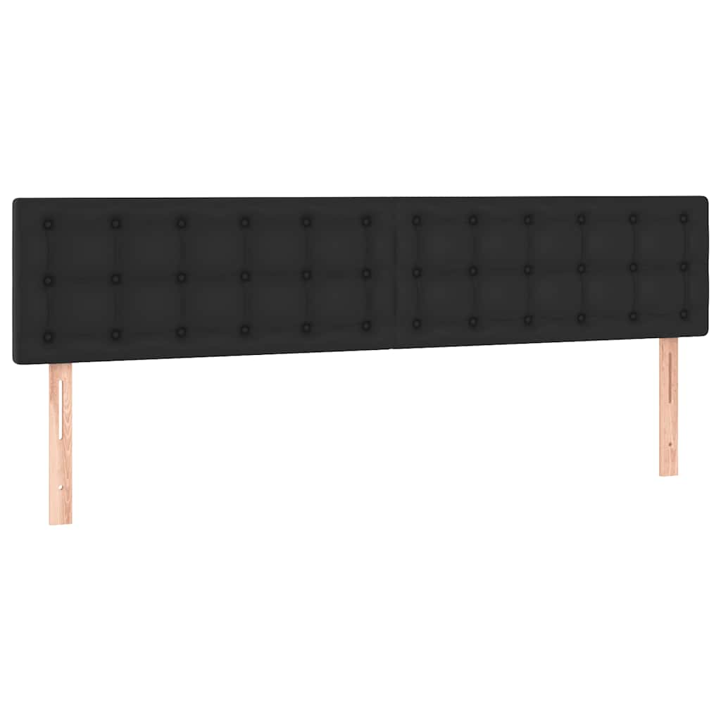 Cadre de lit ottoman avec matelas noir 180x200 cm similicuir Lits & cadres de lit vidaXL