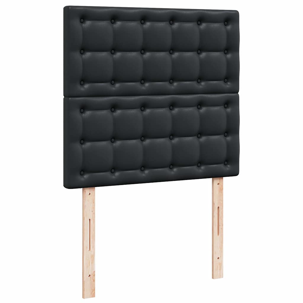 Cadre de lit ottoman avec matelas noir 160x200 cm similicuir Lits & cadres de lit vidaXL