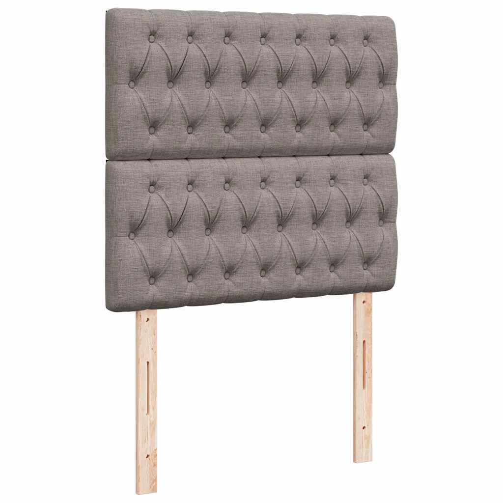 Cadre de lit ottoman avec matelas taupe 180x200 cm tissu Lits & cadres de lit vidaXL