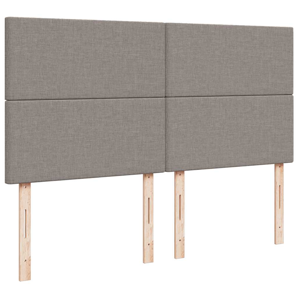 Cadre de lit ottoman avec matelas taupe 180x200 cm tissu Lits & cadres de lit vidaXL