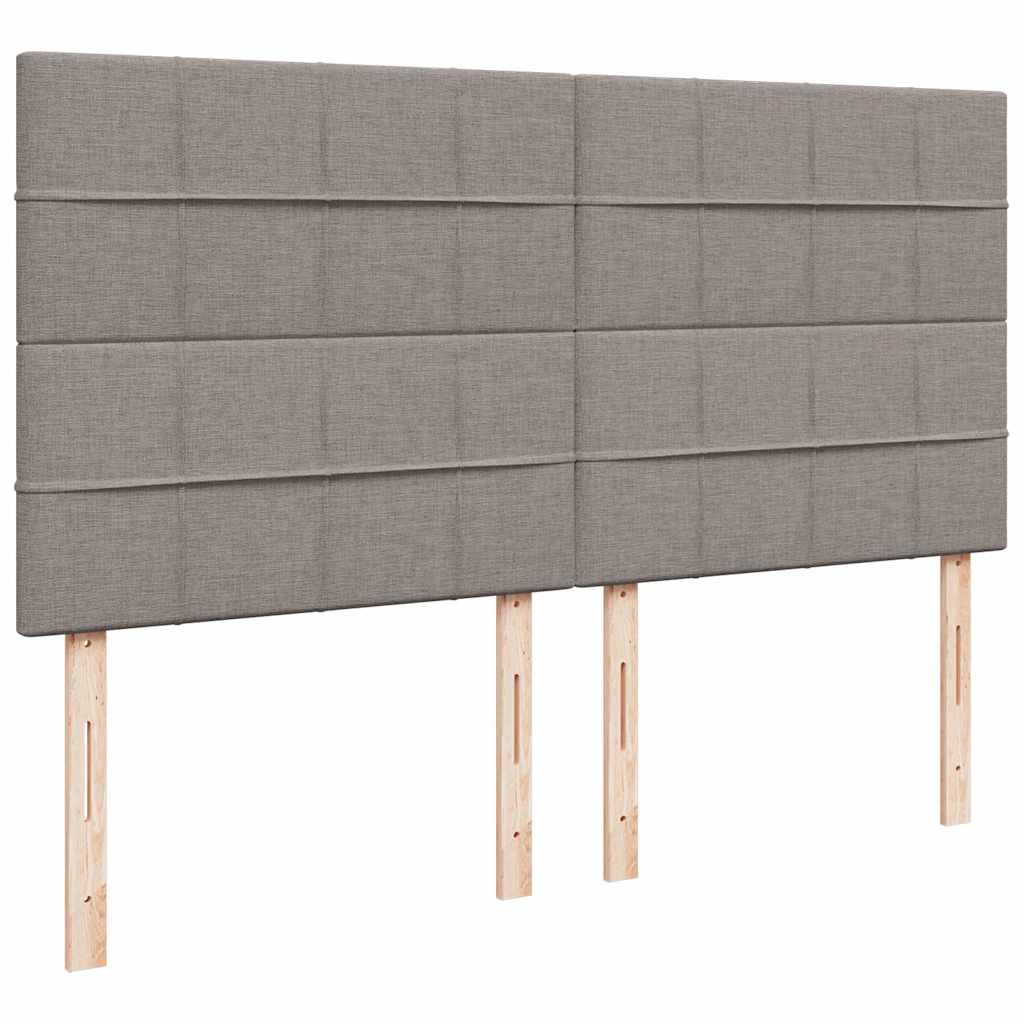 Cadre de lit ottoman avec matelas taupe 180x200 cm tissu Lits & cadres de lit vidaXL