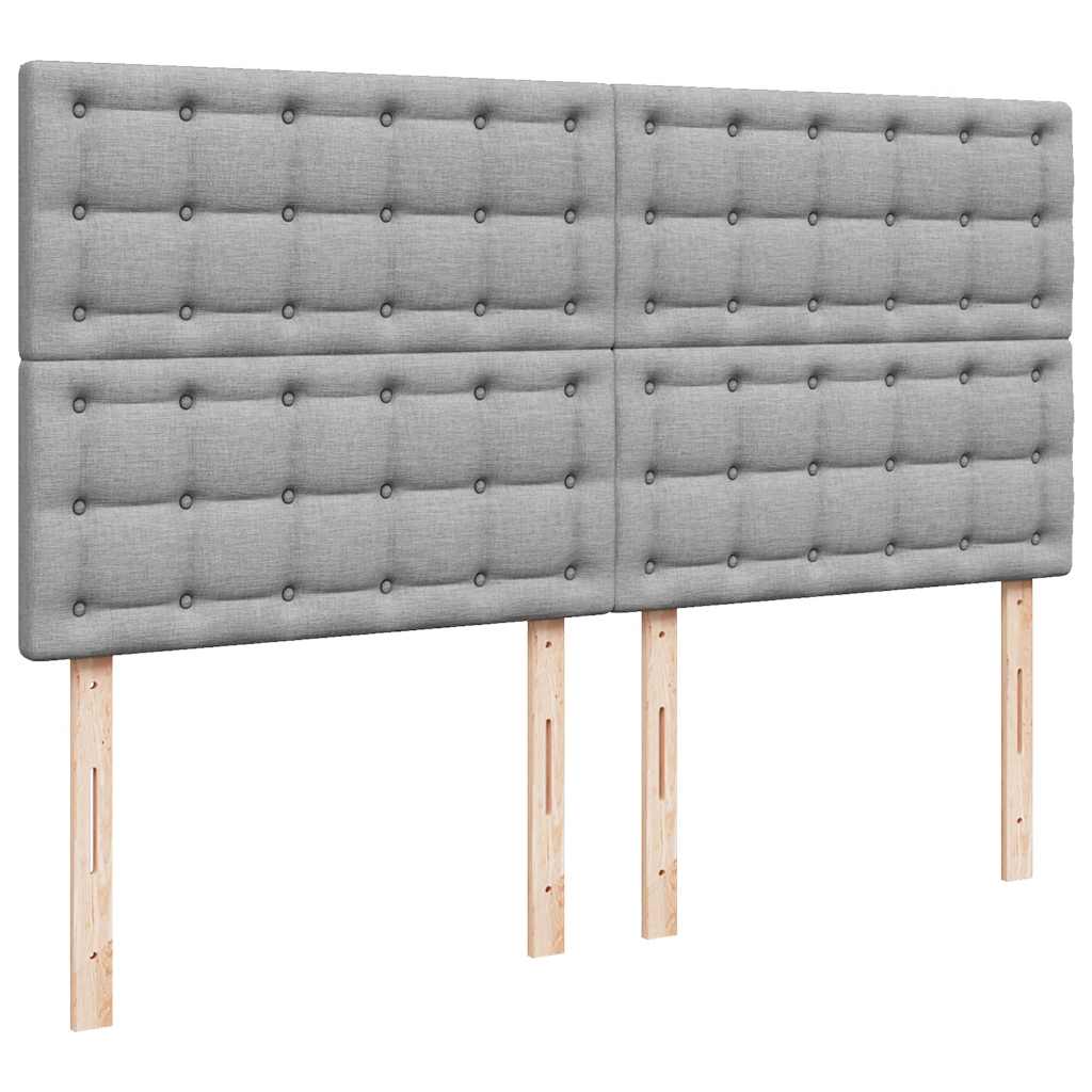 Cadre de lit ottoman avec matelas taupe 180x200 cm tissu Lits & cadres de lit vidaXL