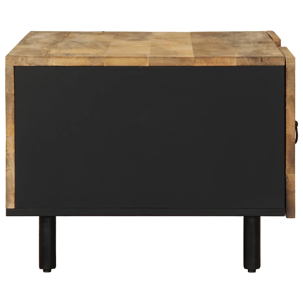 Table basse noir 100x54x40 cm bois massif de manguier brut Tables basses vidaXL   