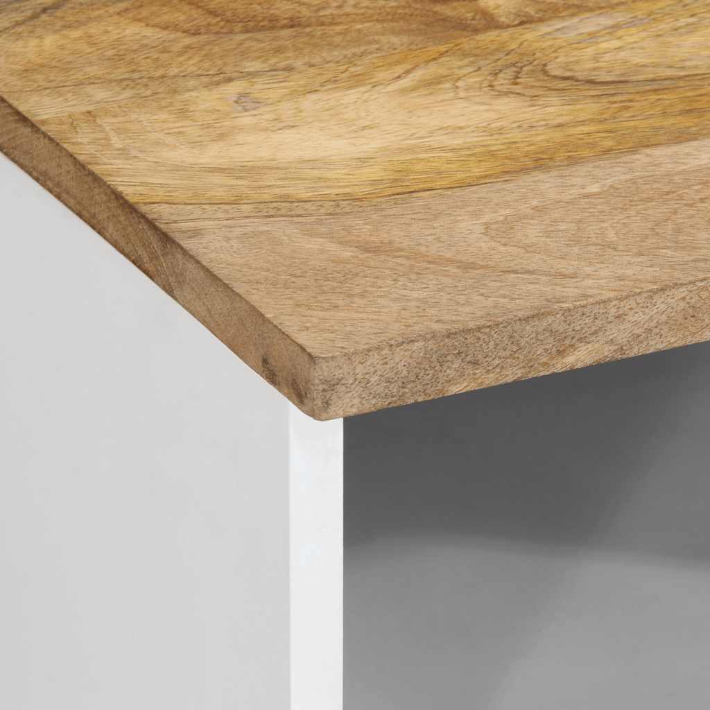 Table de chevet 40x33x46 cm Bois de manguier solide Tables de chevet vidaXL