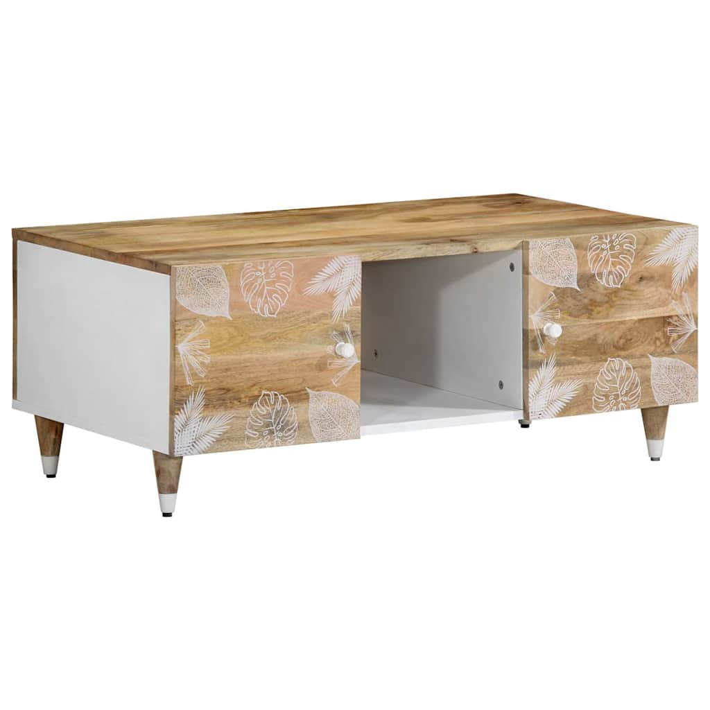 Table basse 100x54x40 cm bois de manguier massif Tables basses vidaXL