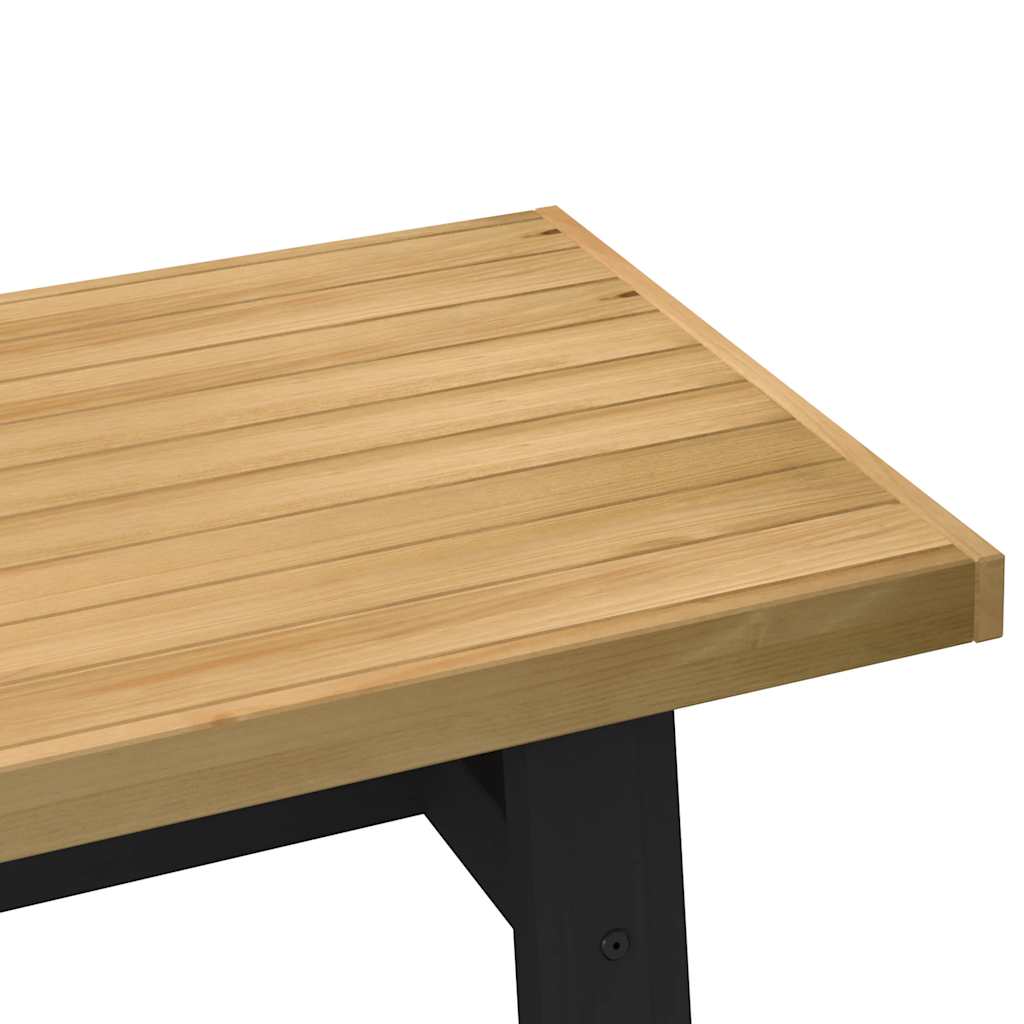 Table basse NOAIN pieds en forme de A 120x60x40 cm massif pin Tables basses vidaXL   