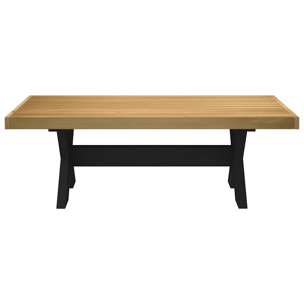 Table basse NOAIN pieds en forme de X 120x60x40 cm massif pin Tables basses vidaXL   