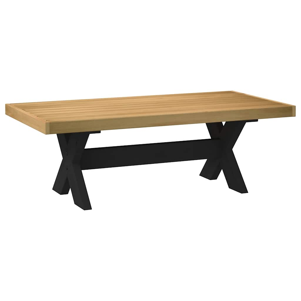 Table basse NOAIN pieds en forme de X 120x60x40 cm massif pin Tables basses vidaXL   