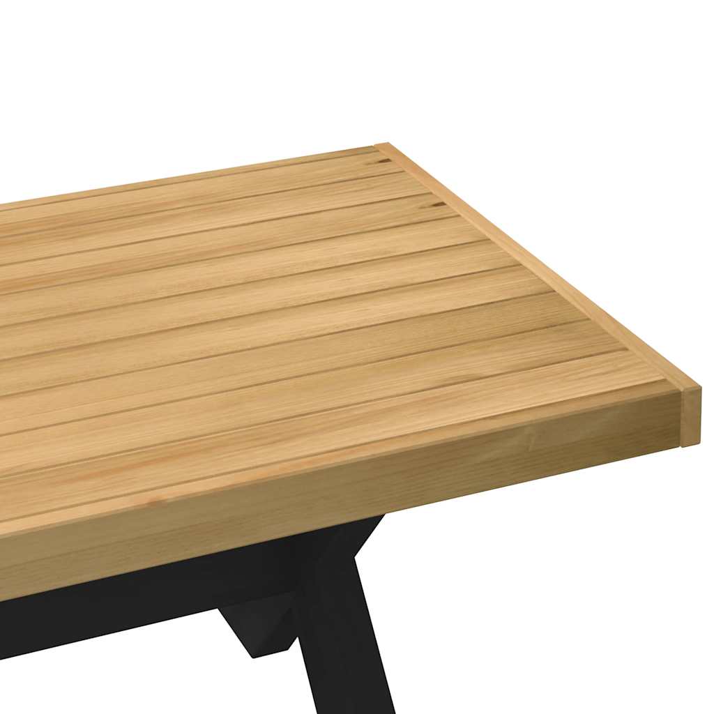 Table basse NOAIN pieds en forme de X 120x60x40 cm massif pin Tables basses vidaXL   