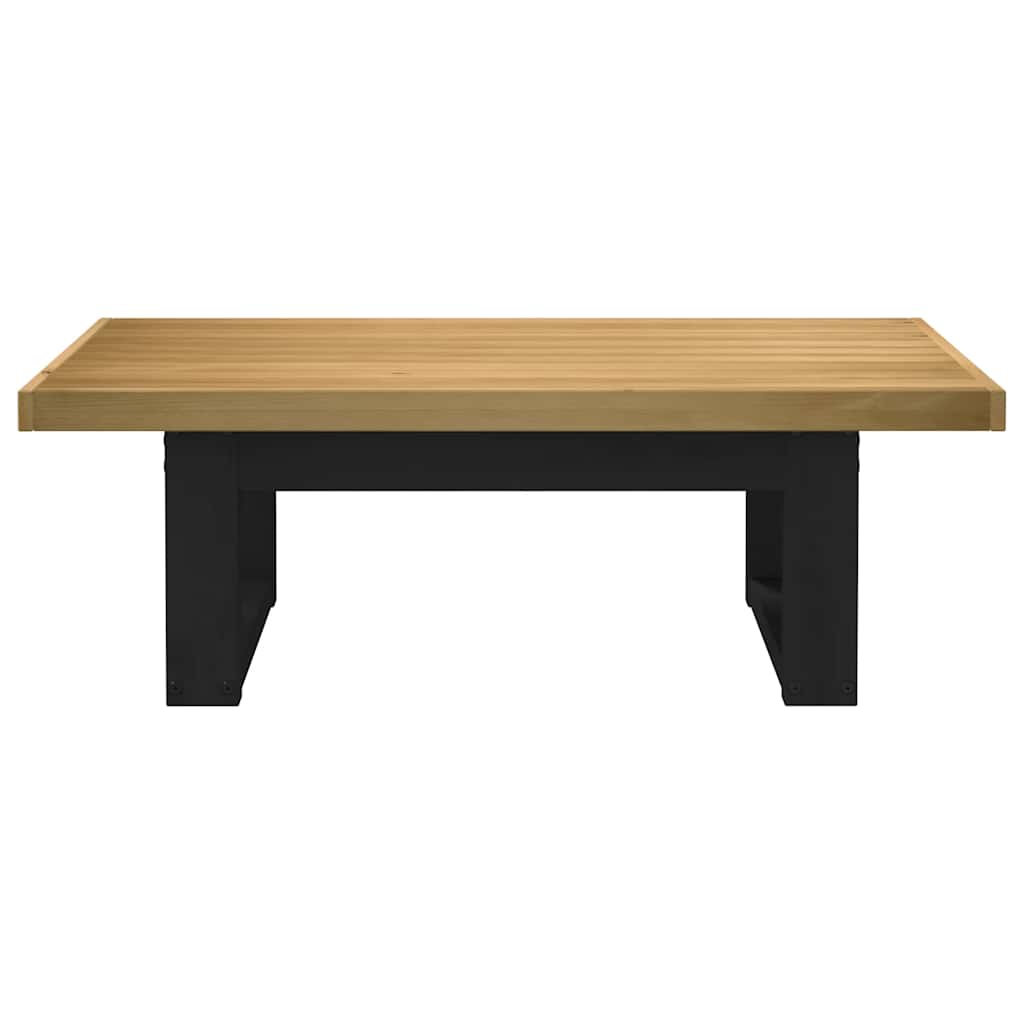 Table basse NOAIN pieds en forme de U 120x60x40 cm massif pin Tables basses vidaXL   