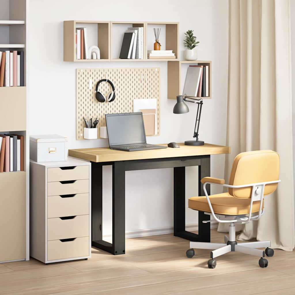 Bureau NOAIN pieds en forme de U 120x50x75 cm bois massif pin Bureaux vidaXL   