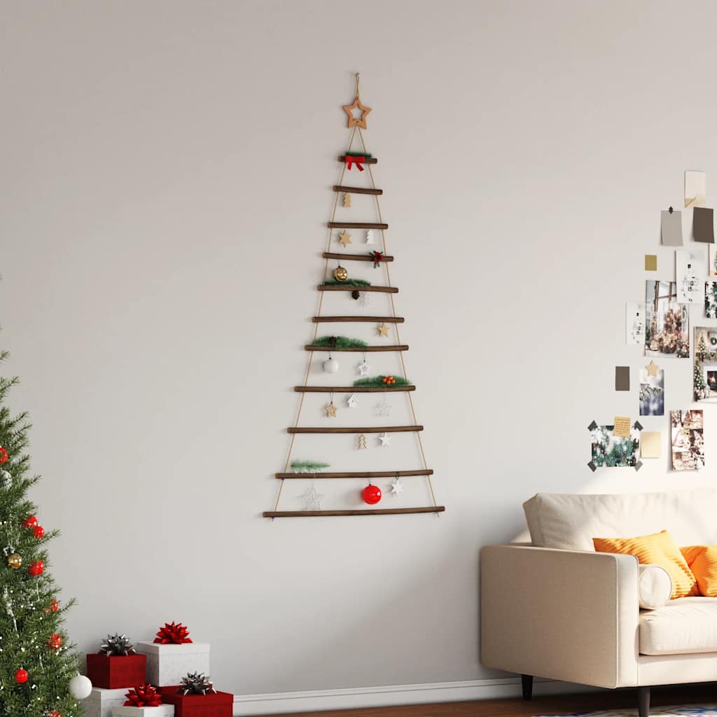 vidaXL Arbre de noël suspendu et étoile supérieure 74x150 cm - Xios Store SNC