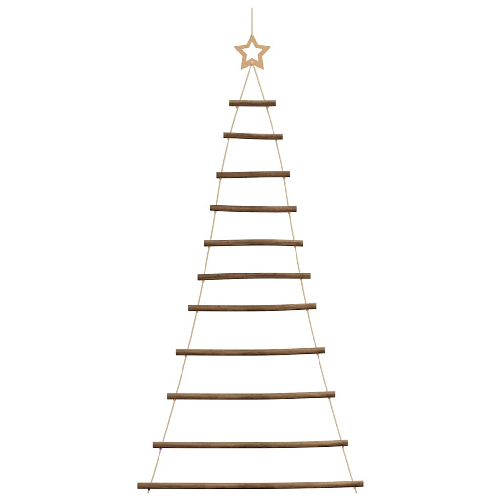 vidaXL Arbre de noël suspendu et étoile supérieure 74x150 cm - Xios Store SNC