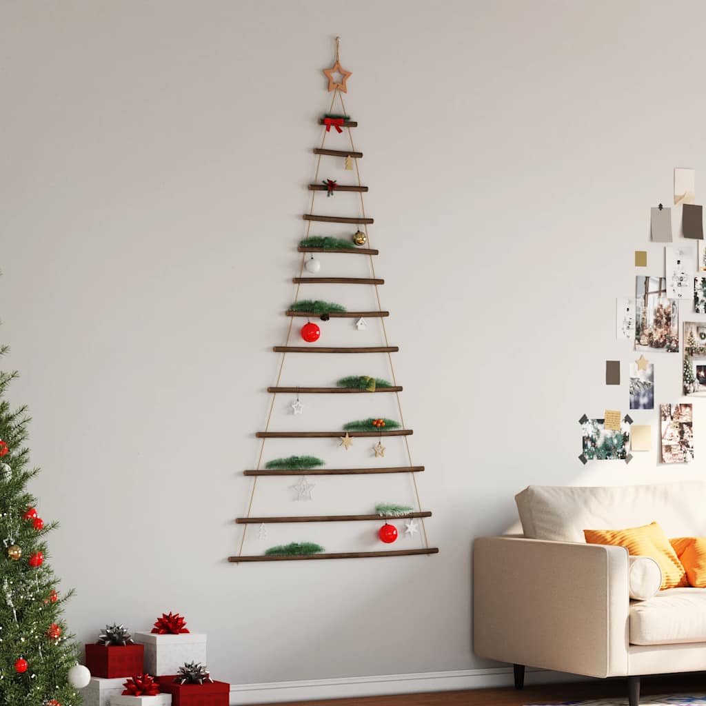 vidaXL Arbre de noël suspendu et étoile supérieure 86x180 cm - Xios Store SNC