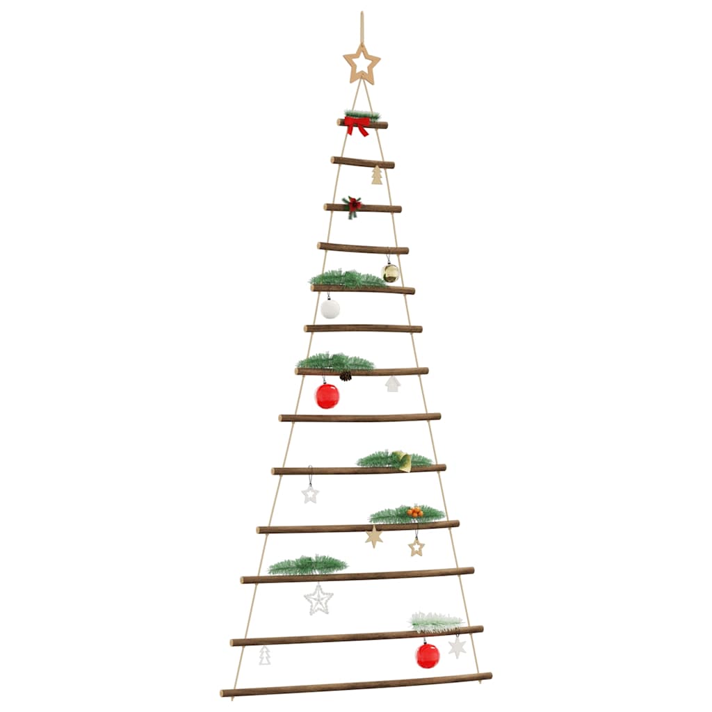 vidaXL Arbre de noël suspendu et étoile supérieure 86x180 cm - Xios Store SNC