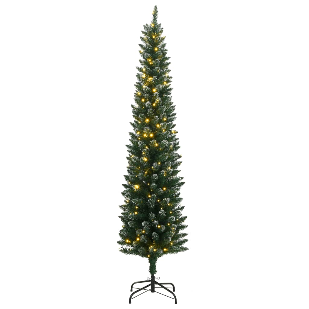 Sapin de Noël artificiel mince 300 LED 180 cm - Xios Store SNC