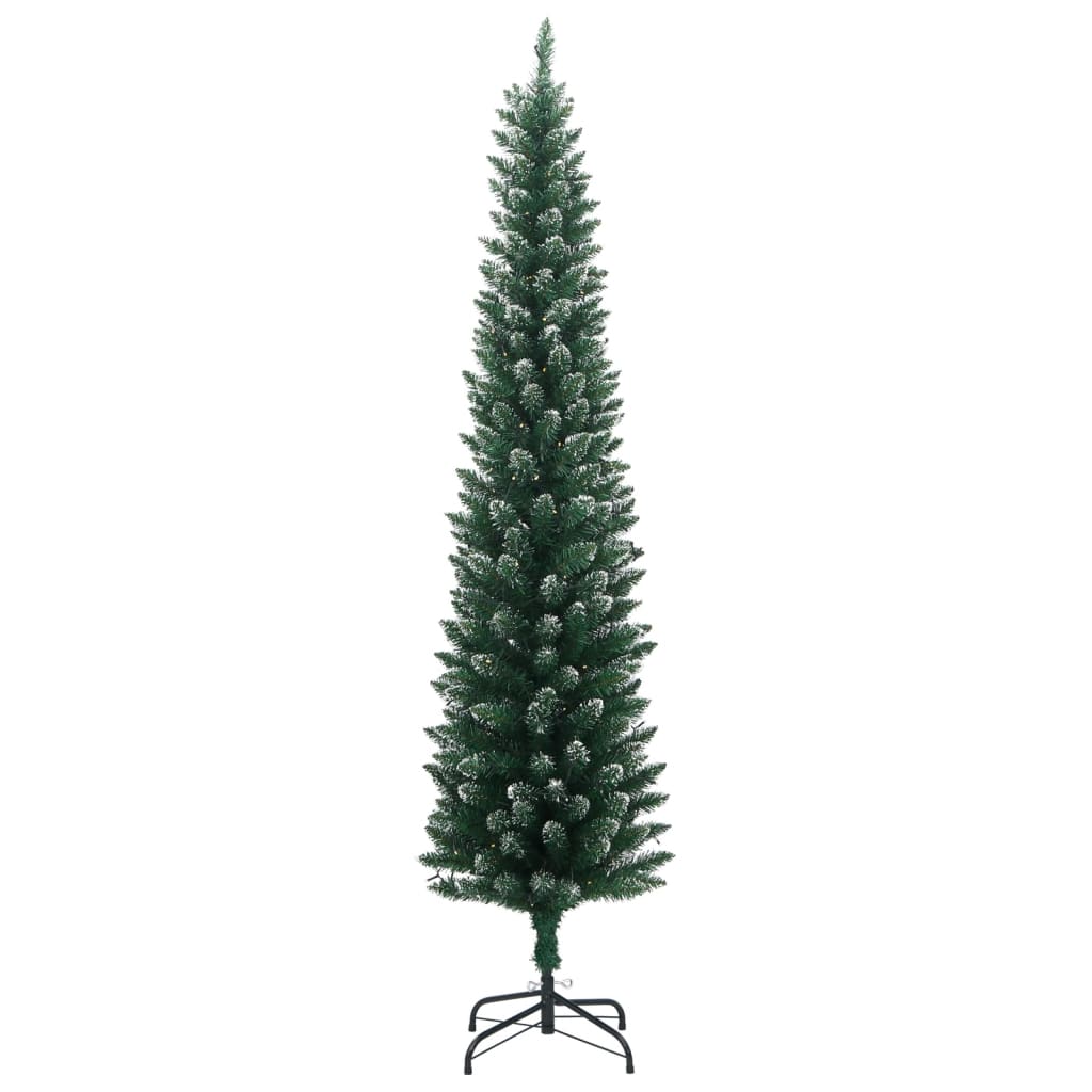 Sapin de Noël artificiel mince 300 LED 180 cm - Xios Store SNC