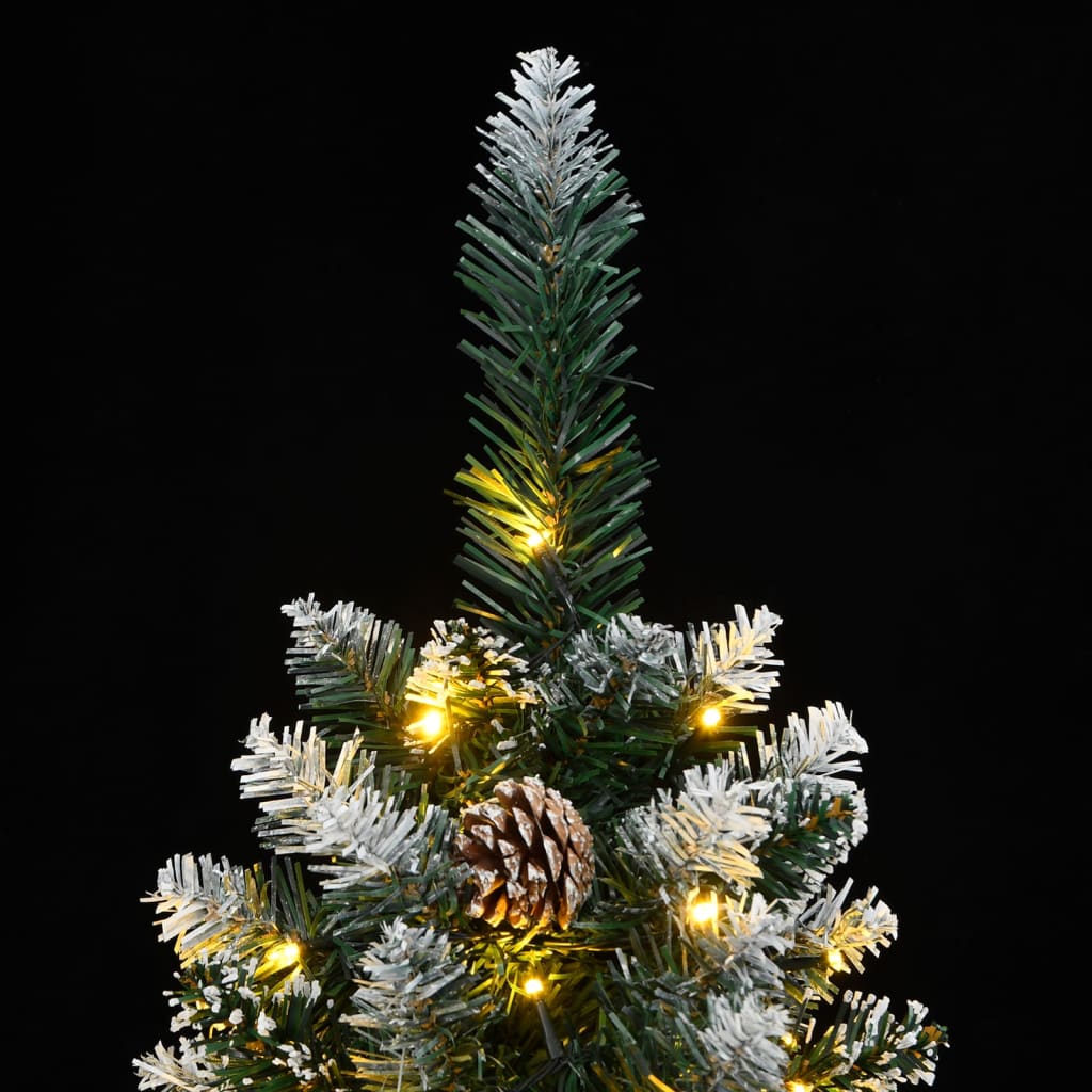 Sapin de Noël artificiel mince 150 LED 120 cm - Xios Store SNC